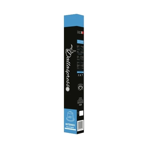 Dallaspresso Coffee Capsule Intenso Black Smooth Roasted Coffee 10 Capsules