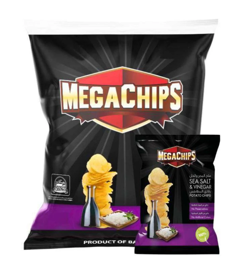 Mega Chips Sea Salt & Vinegar 13GmX22