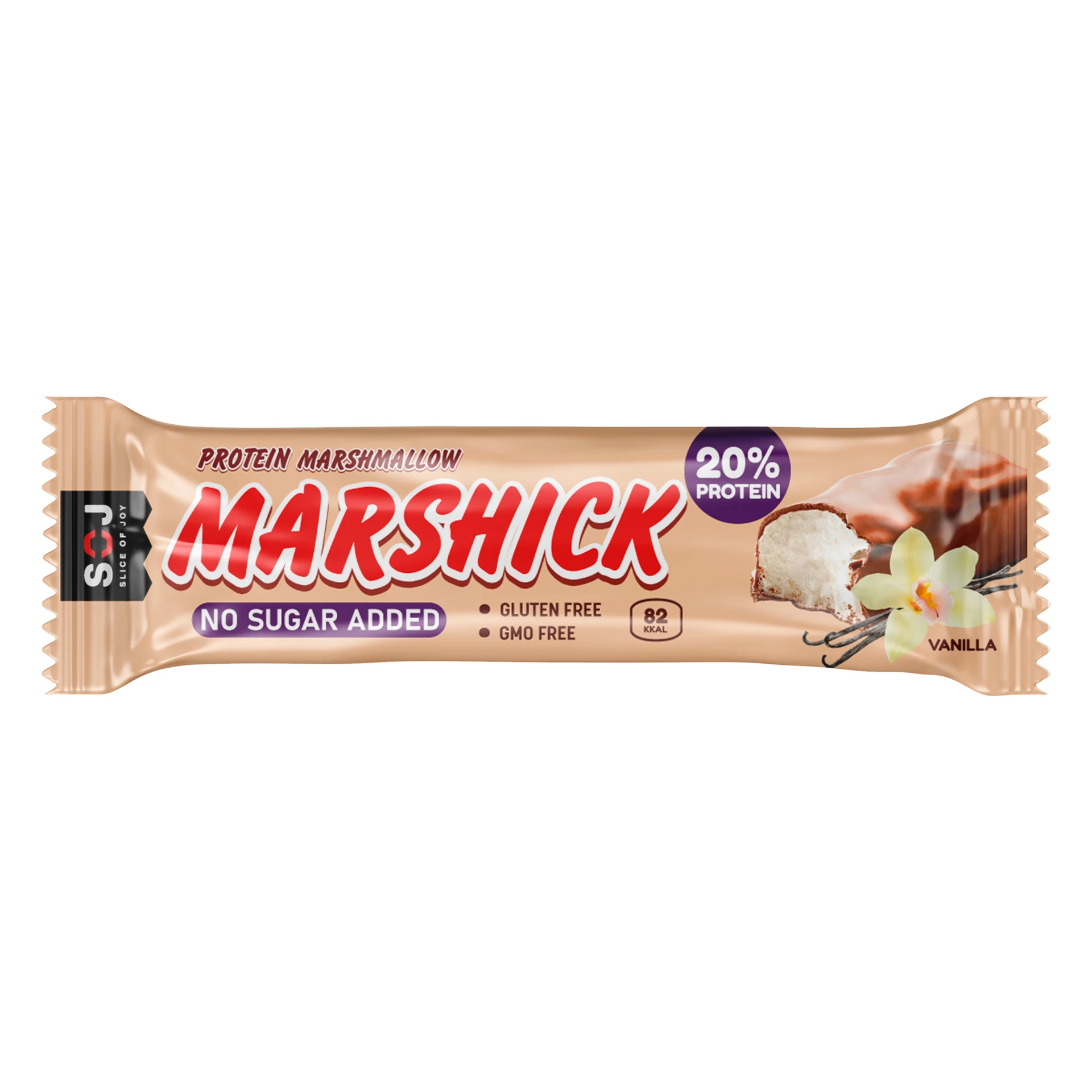 Soj Protein Marshmallow Vanilla  Sugar And Gluten Free 30 gm