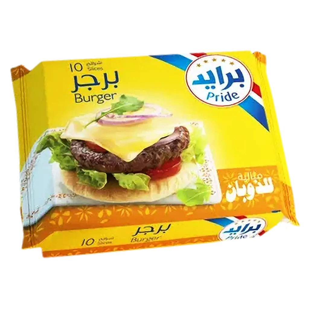 برايد جبنة شيدر شرائح برجر 200 جم - view 1