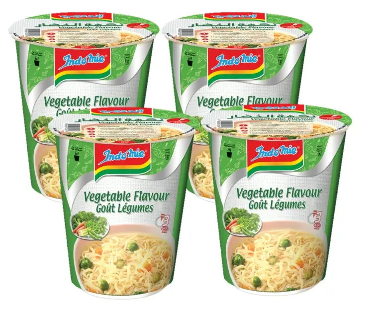 Indomie Instant Cup Noodles Vegetable Flavour 60GmX4 - view 1
