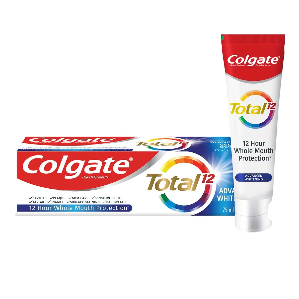 Colgate Total Whitening 12Hr Protection Toothpaste 75 ml - view 1