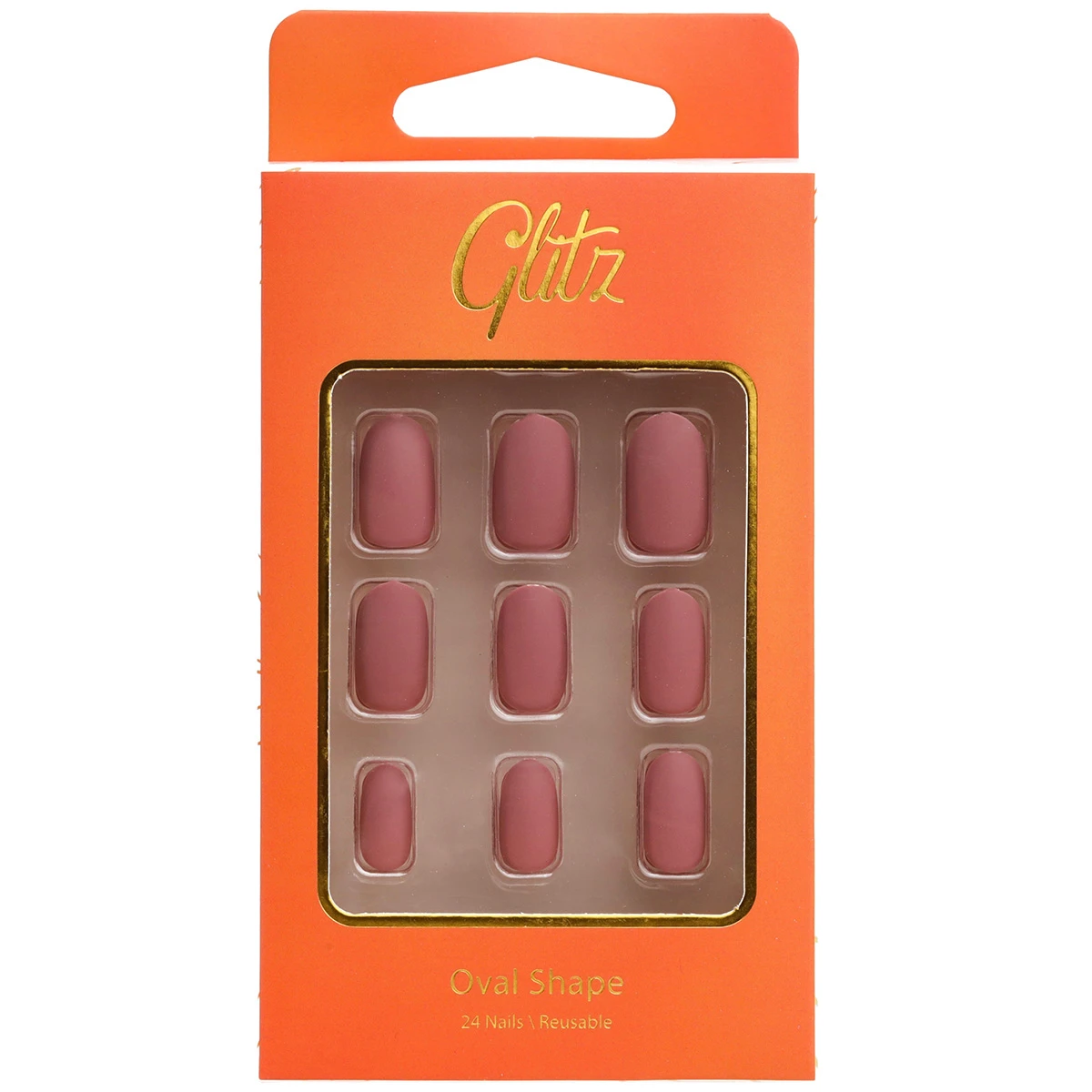 Glitz Press On Nails Andorra Oval shape 4
