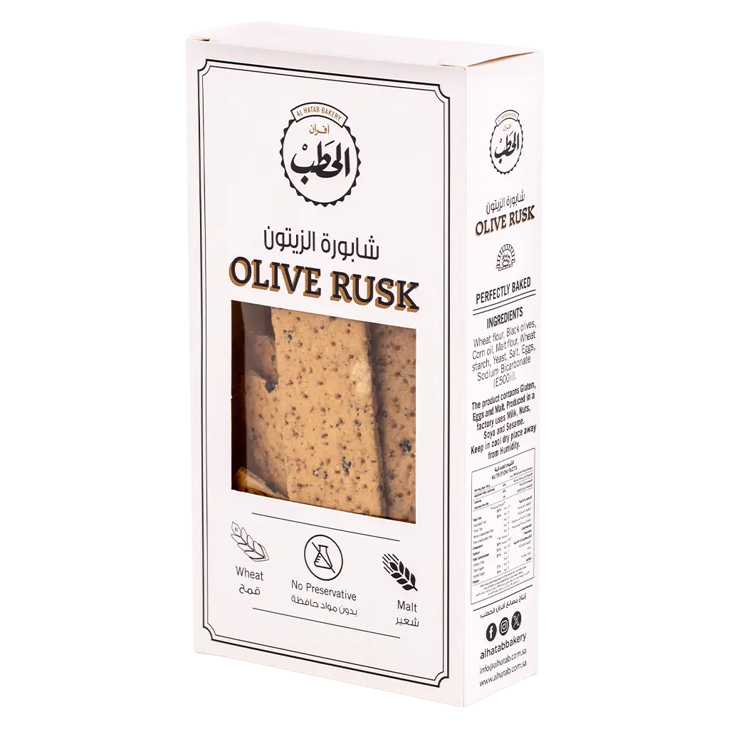 Al Hatab Olive Rusk 140 gm - view 1