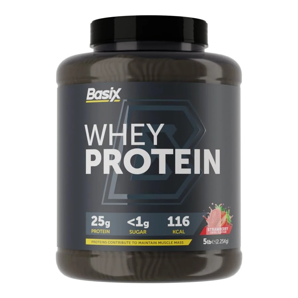 Basix Whey Protein Strawberry Swirl 5 lb
