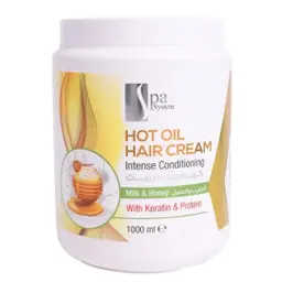 Spa System Cream Bath Oil Milk and Honey 1000 ml