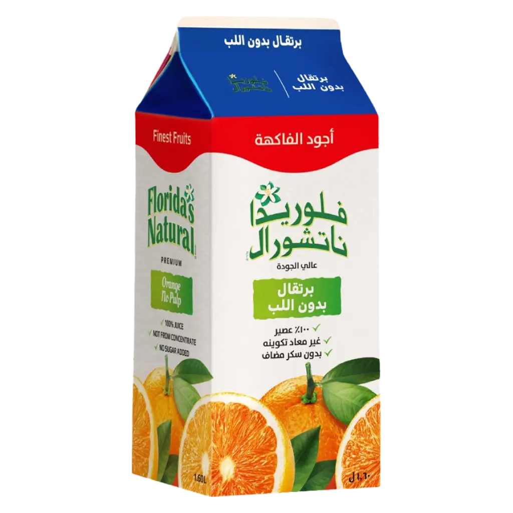 فلوريدا عصير بنكهة البرتقال بدون لب 1.6 لتر - view 2