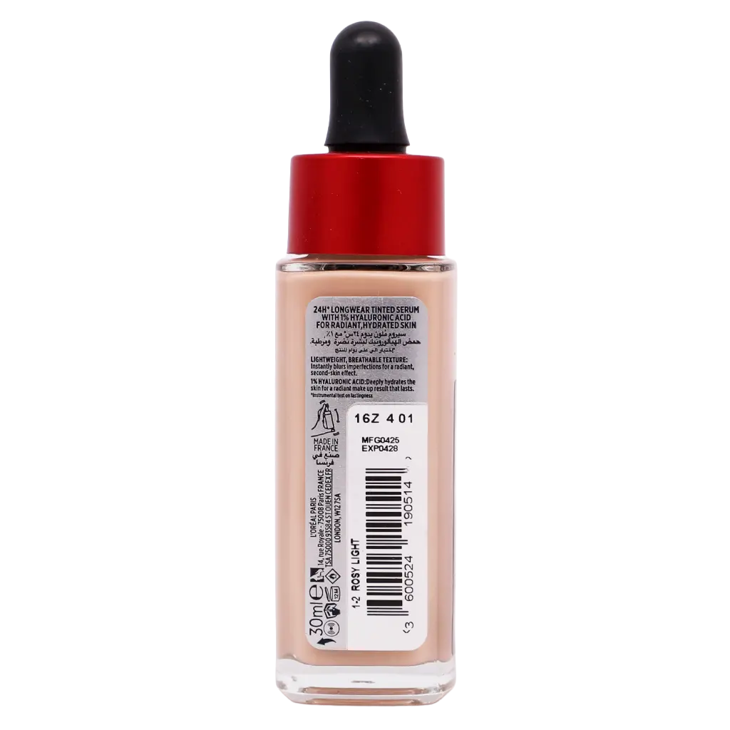 L'Oréal Paris 24H Infallible Tinted Serum Shade Rosy Light 1-2 - view 3
