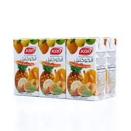 كي دي دي نكتار كوكتيل بدون سكر مضاف 6 حبات 125 مل