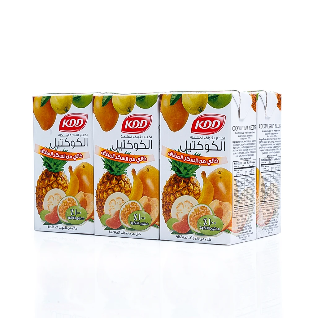 Kdd Nectar Cocktail  no added sugar 6 pcs 125 ml