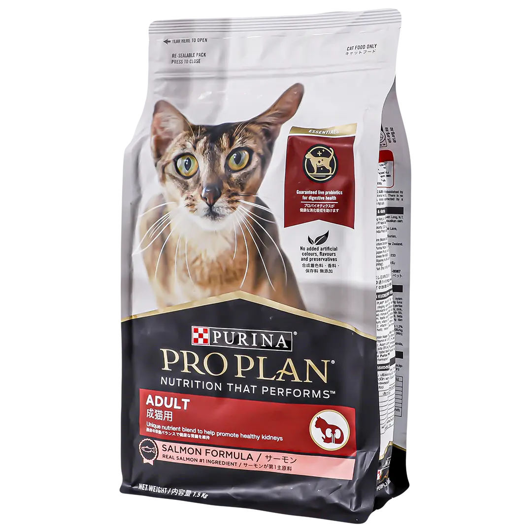 Purina Pro Plan Cat Dry Food Salmon For Cats 1.5 kg - view 1