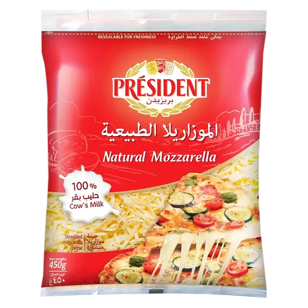 President Mozarilla Cheese Shreded 450 gr - view 1