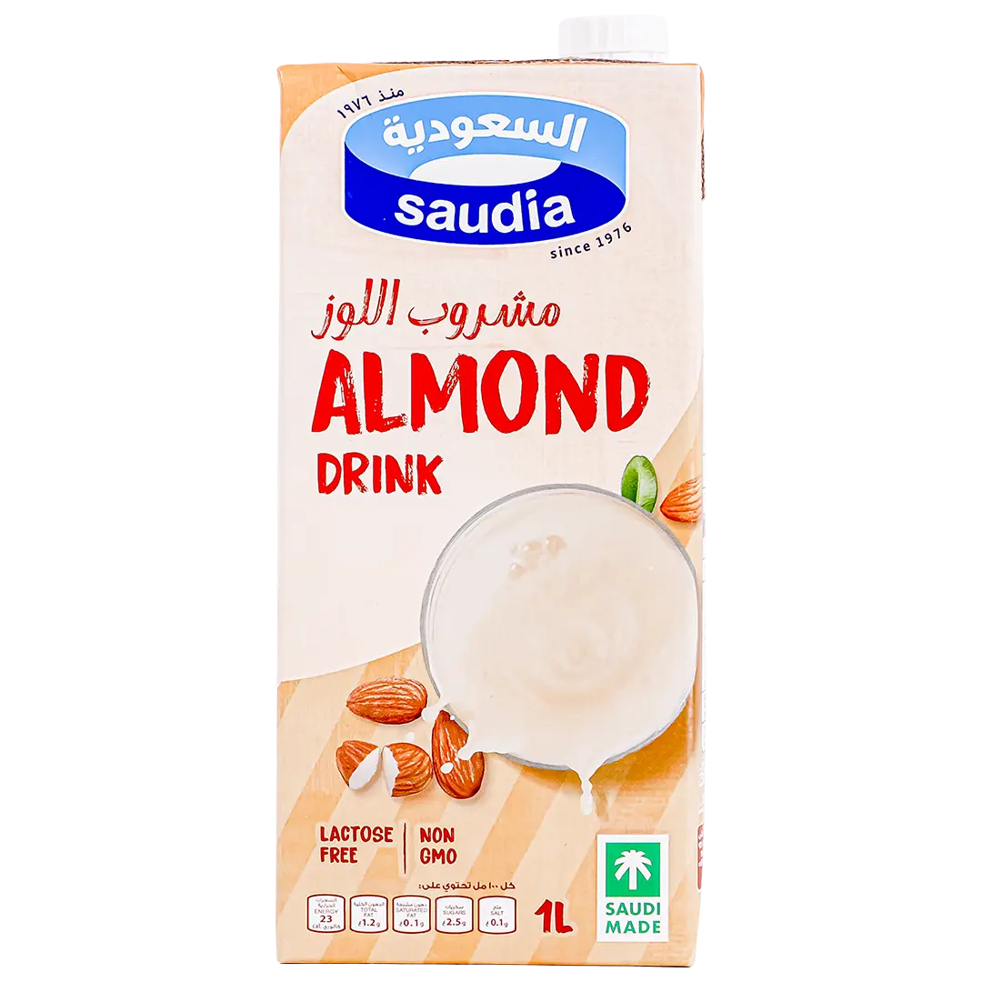 Saudia Almond Milk 1 L - view 2