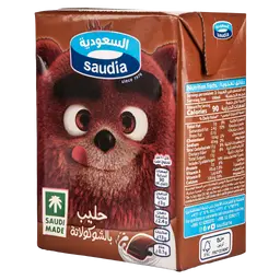Saudia Chocolate Flavored Milk  200 ml
