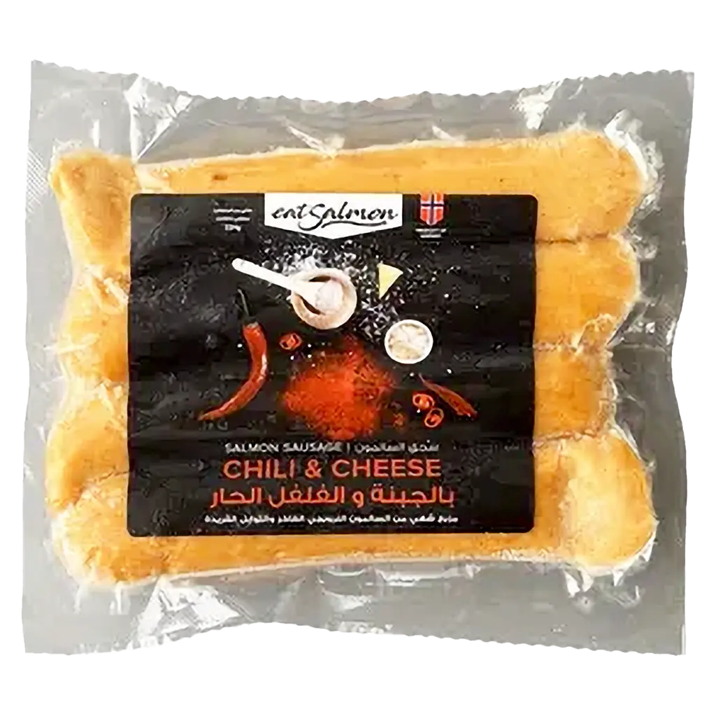 Eat Salmon Sausage Chille & Cheese Frozen 224gm  - view 1