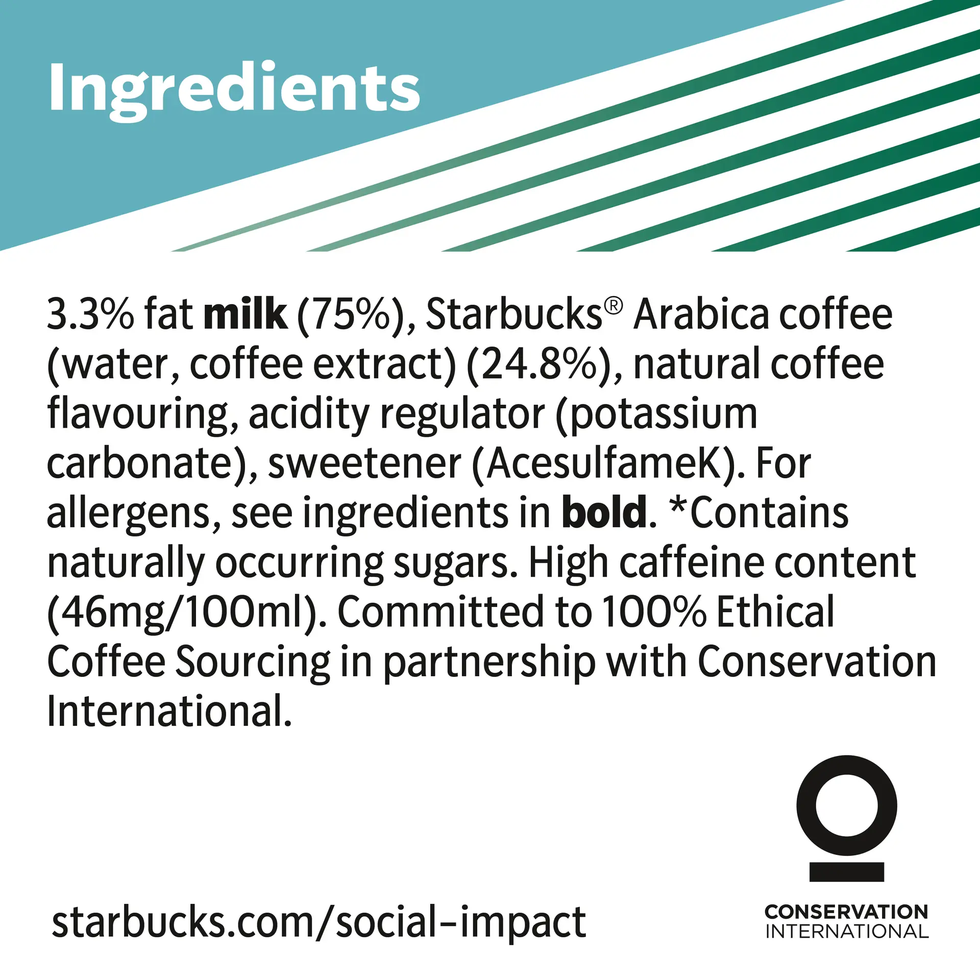 Starbucks Doubleshot Espresso Ice Coffee No Added Sugar 200 ml - view 3