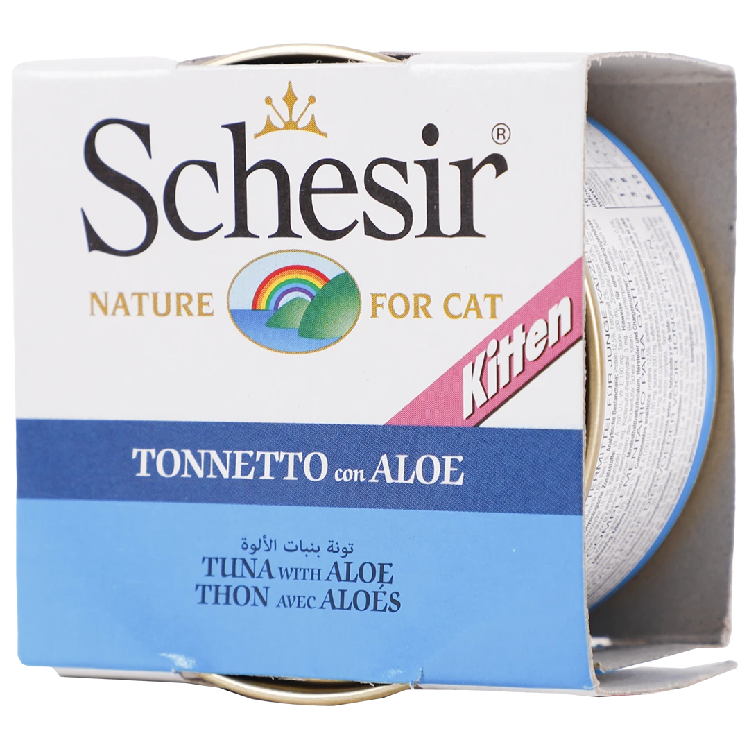 Schesir Kitten Tuna with Aloe in Jelly 85 gm