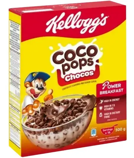 Kelloggs Coco Pops Chocos Chocolate Flavoured Multigrain Cereal 500 Gm - view 1