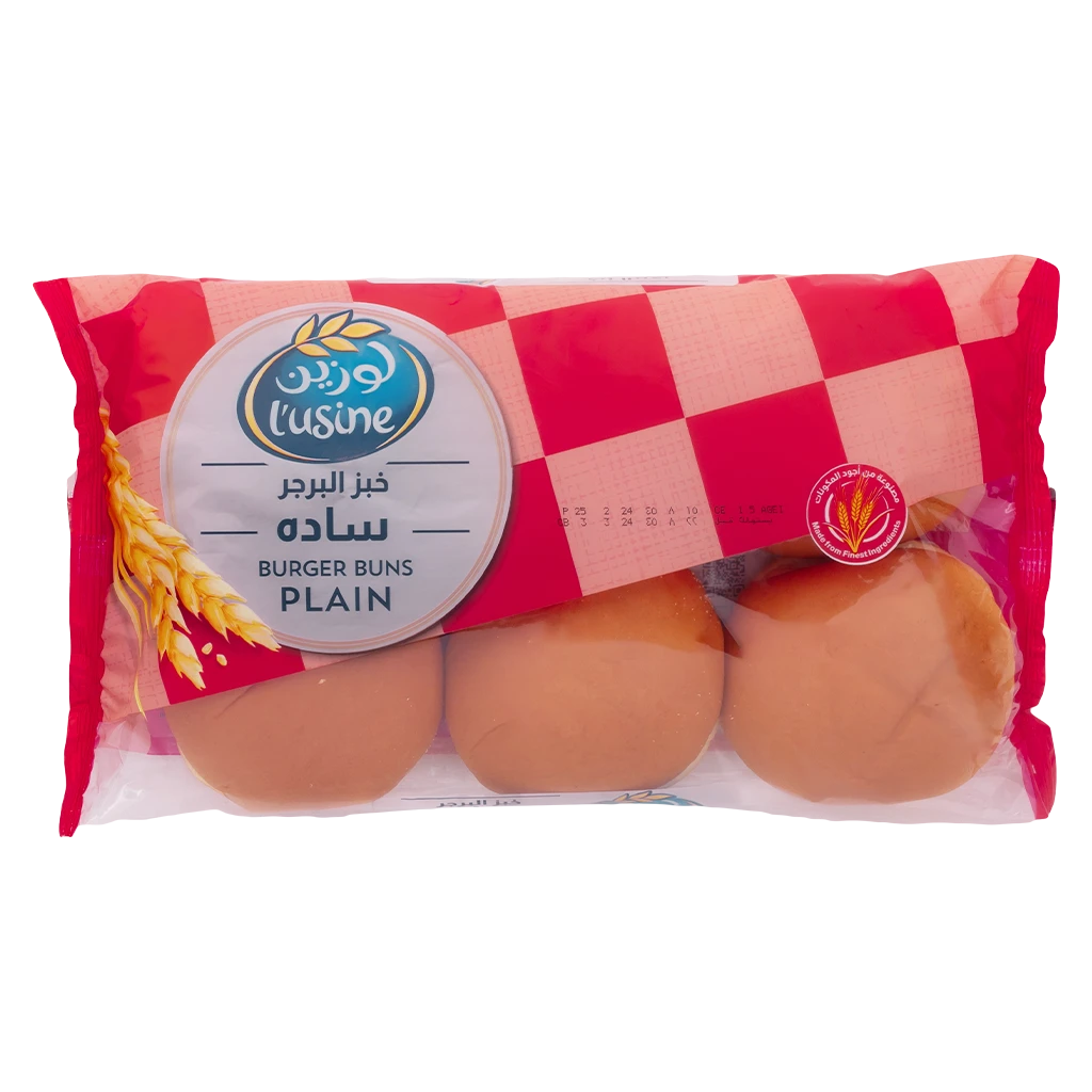 Lusine Bun Burger Plain 400 gm