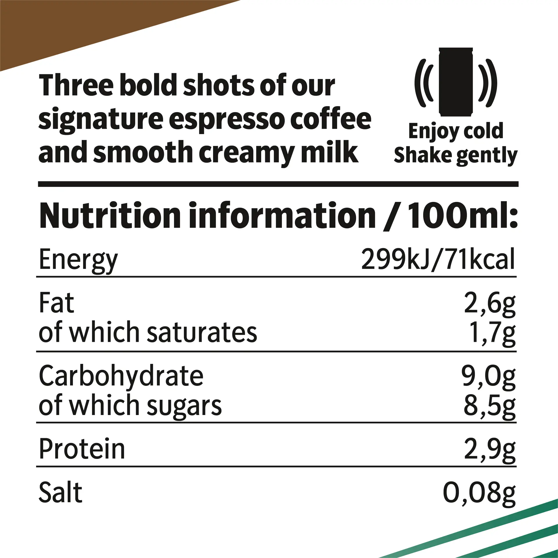 Starbucks Triple Shot Espresso Ice Coffee 300 ml - view 2