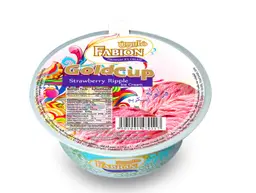 Fabion Ice Cream Gold Cup Strawberry Ripple 100 Ml