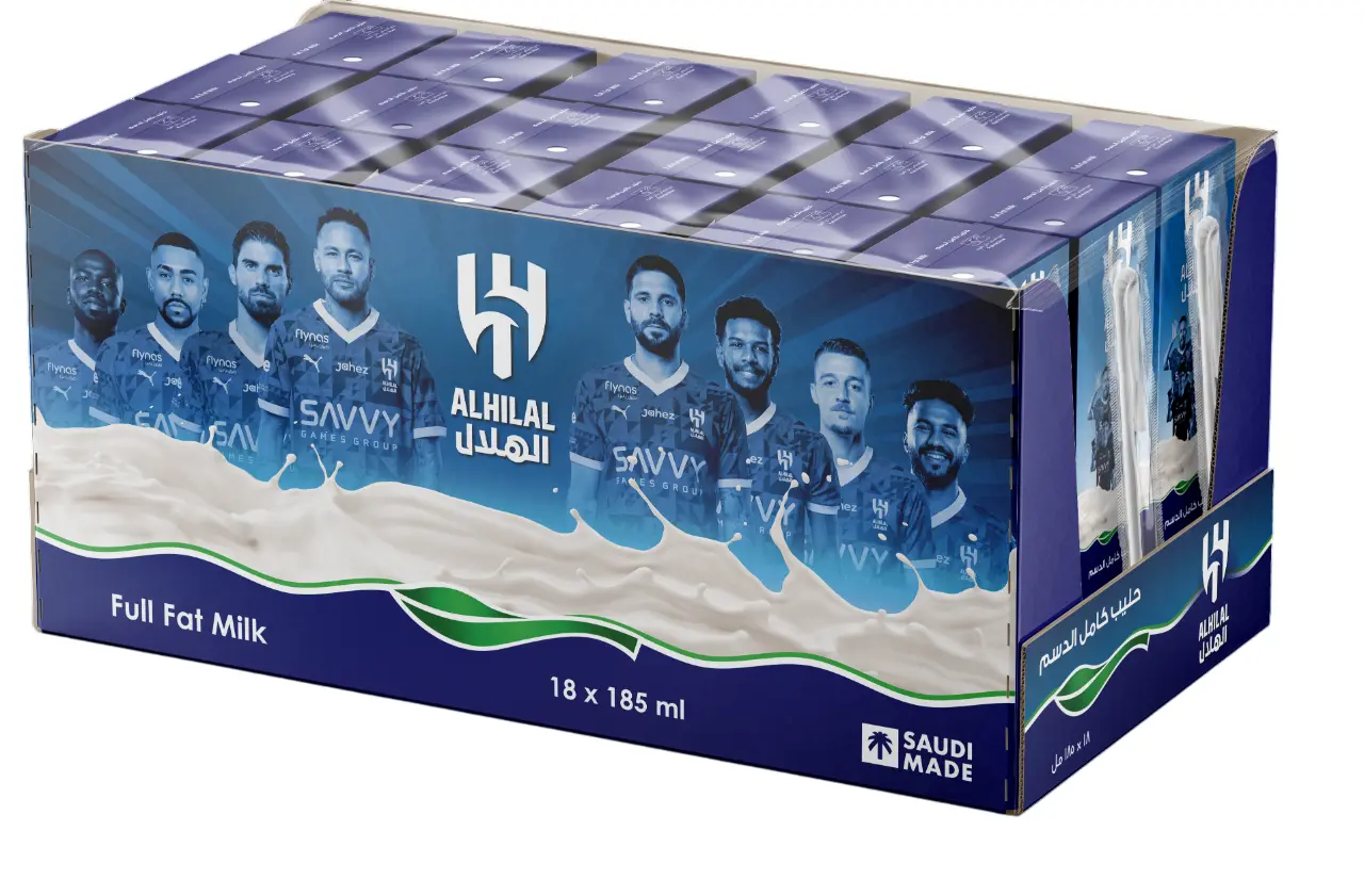 الهلال حليب كامل الدسم 18 حبة 185 مل - view 1