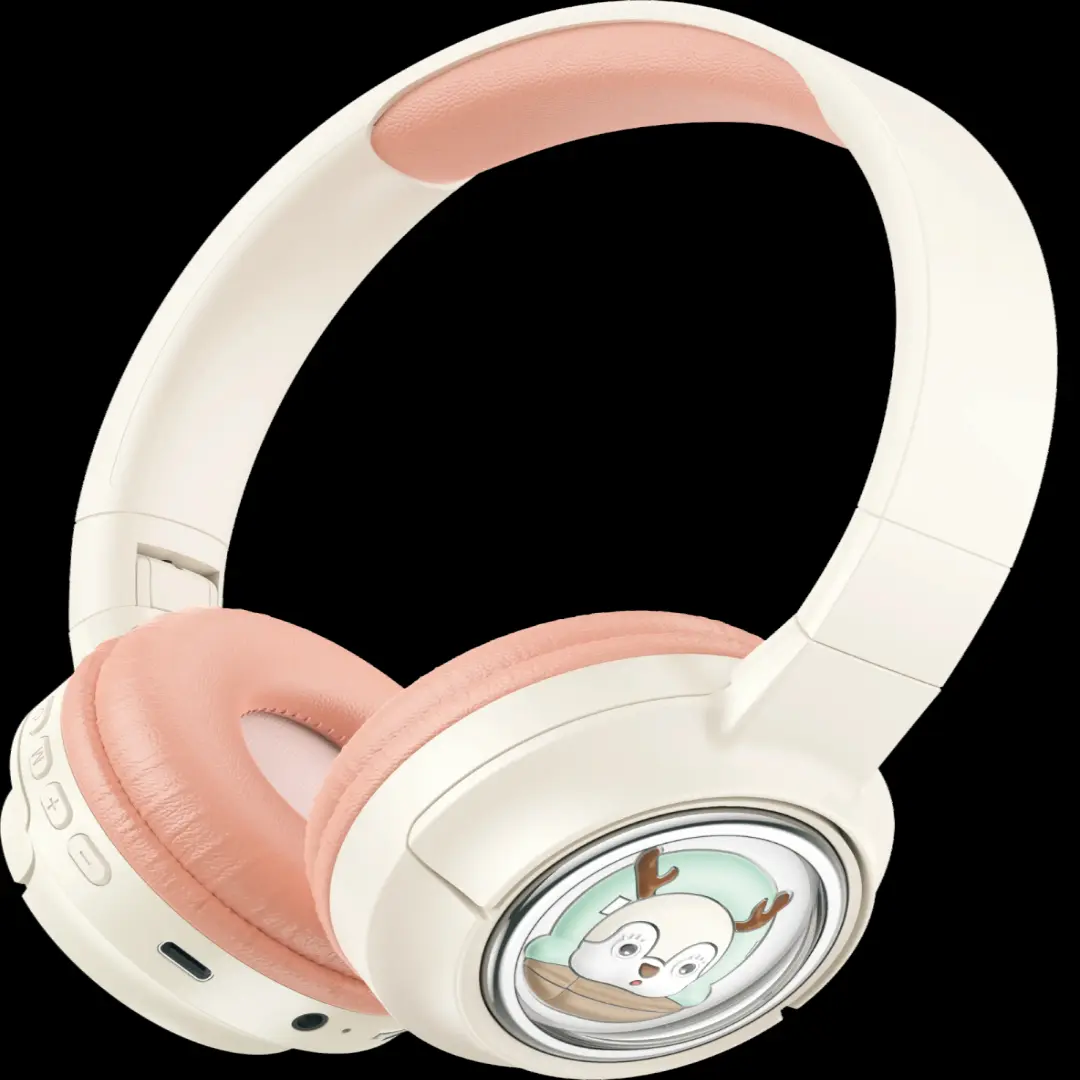 Porodo Soundtec Kids Headphone 400mAh Pink - view 4