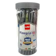 Cello Finegrip Xs Ball Pen 0.7Mm Jar Of 25Pc Blue + 2Pc