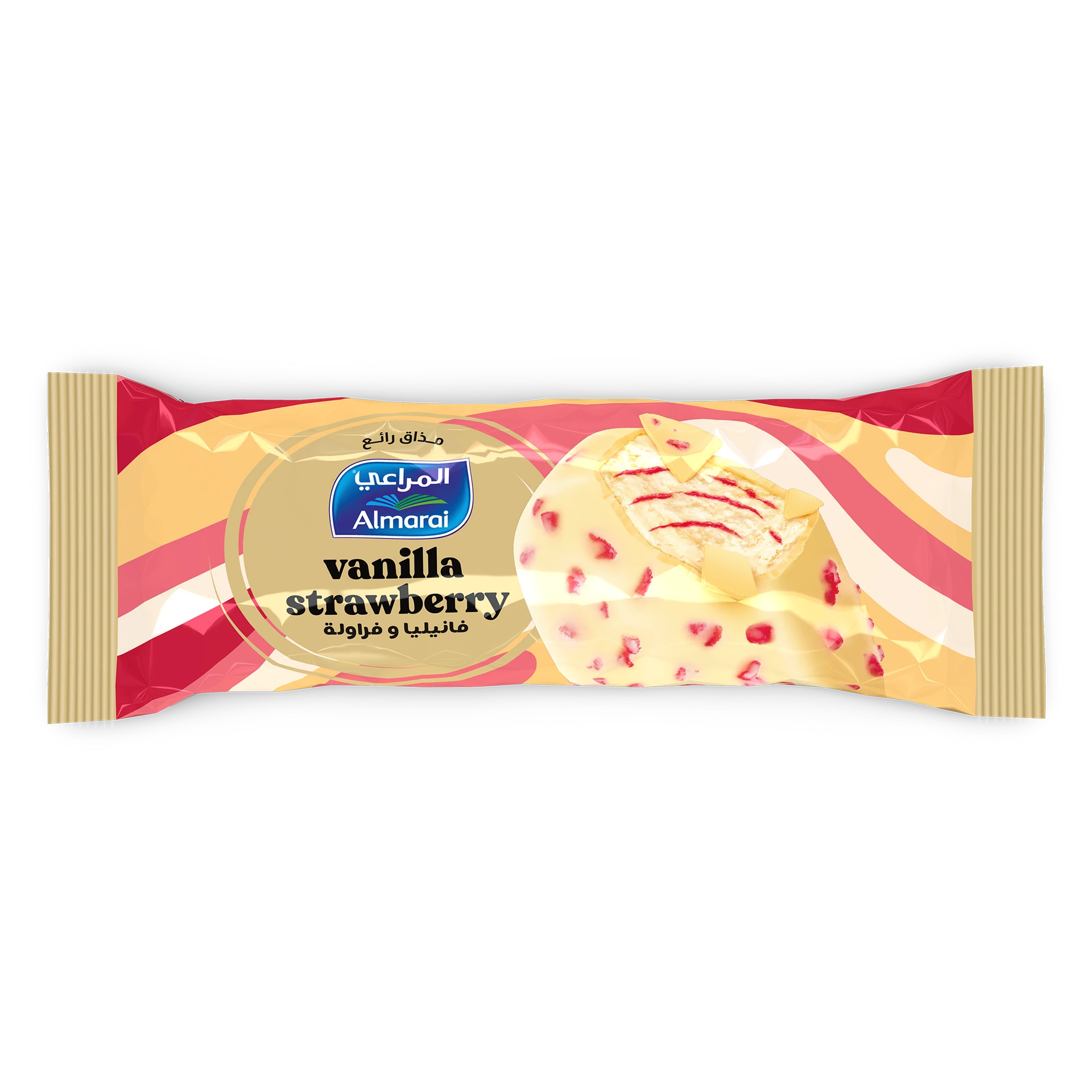 Almarai Ice Cream Stick Vanilla & Strawberry 90 ml