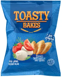 Toasty Bakes Tomato Mozzarella And Herbs 19 gm