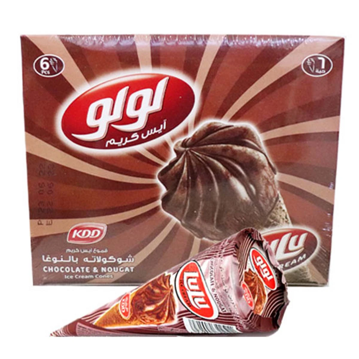 Kdd Ice Cream Lulu Choco 6x100 ml