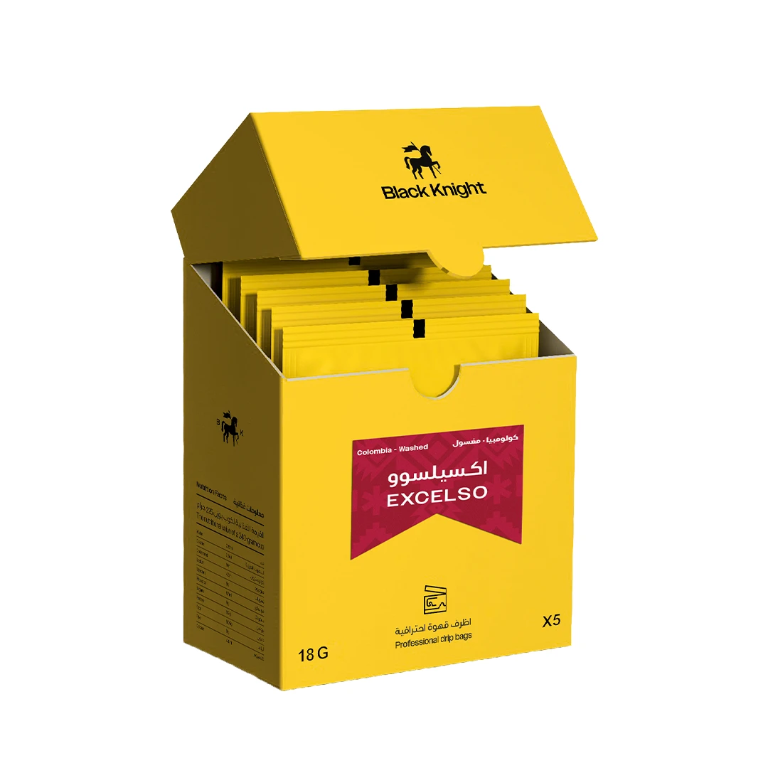 Black Knight Drip Box Colombia Excelso Washed 5 Pcs