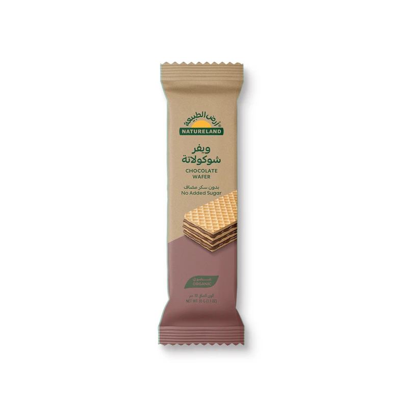 Natureland No Added Sugar Chocolate Wafer 30 gm