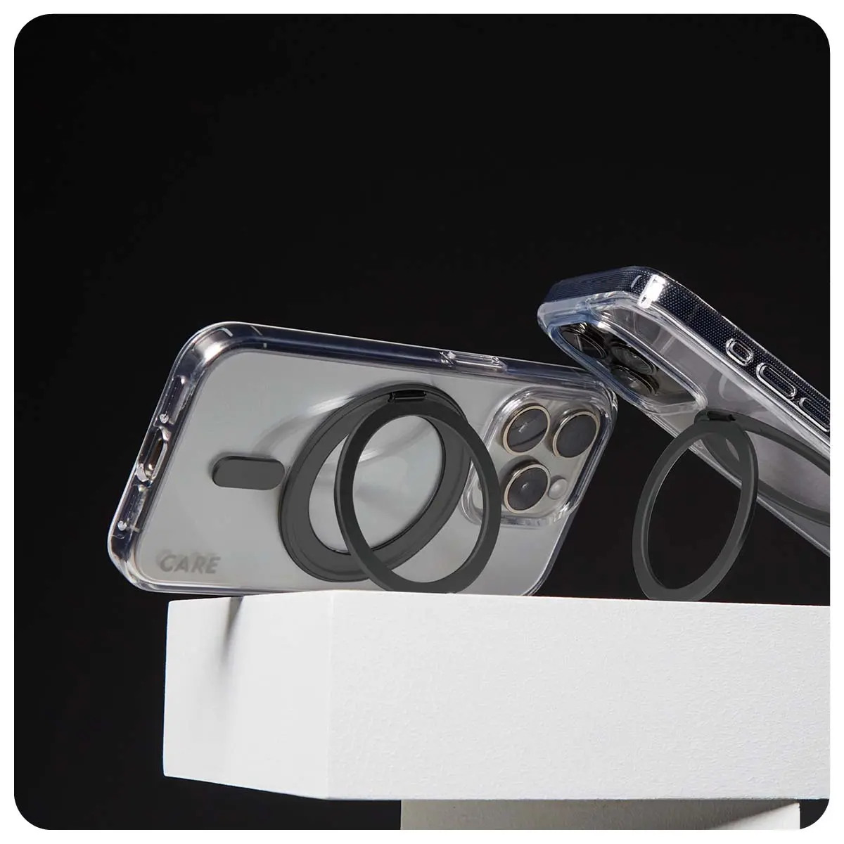 Panzerglass Feature Case Transparent With  Black Kickstand and  Magsafe Iphone 16 Pro Max - view 5