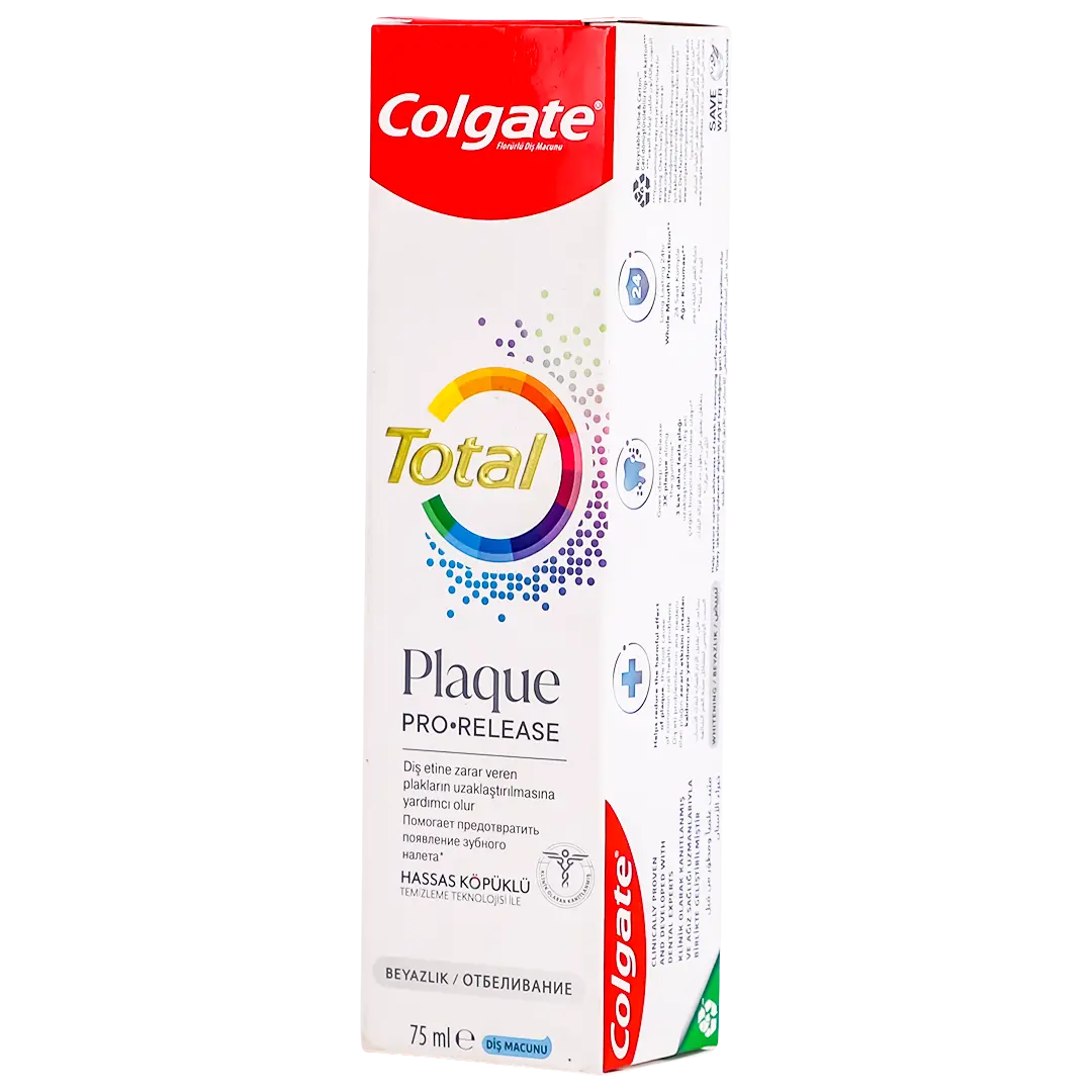 Colgate Total Plaque Pro-Release Whitening Toothpaste 75 ml - view 1