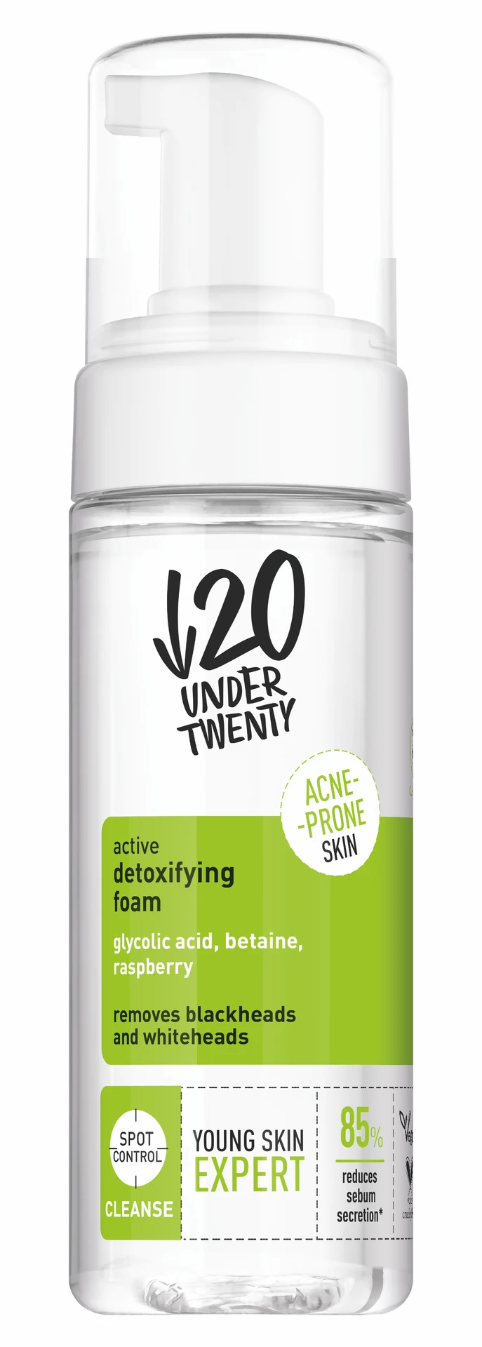 Under Twenty Detox Cleansing Foam Anti-Acne 150ml  