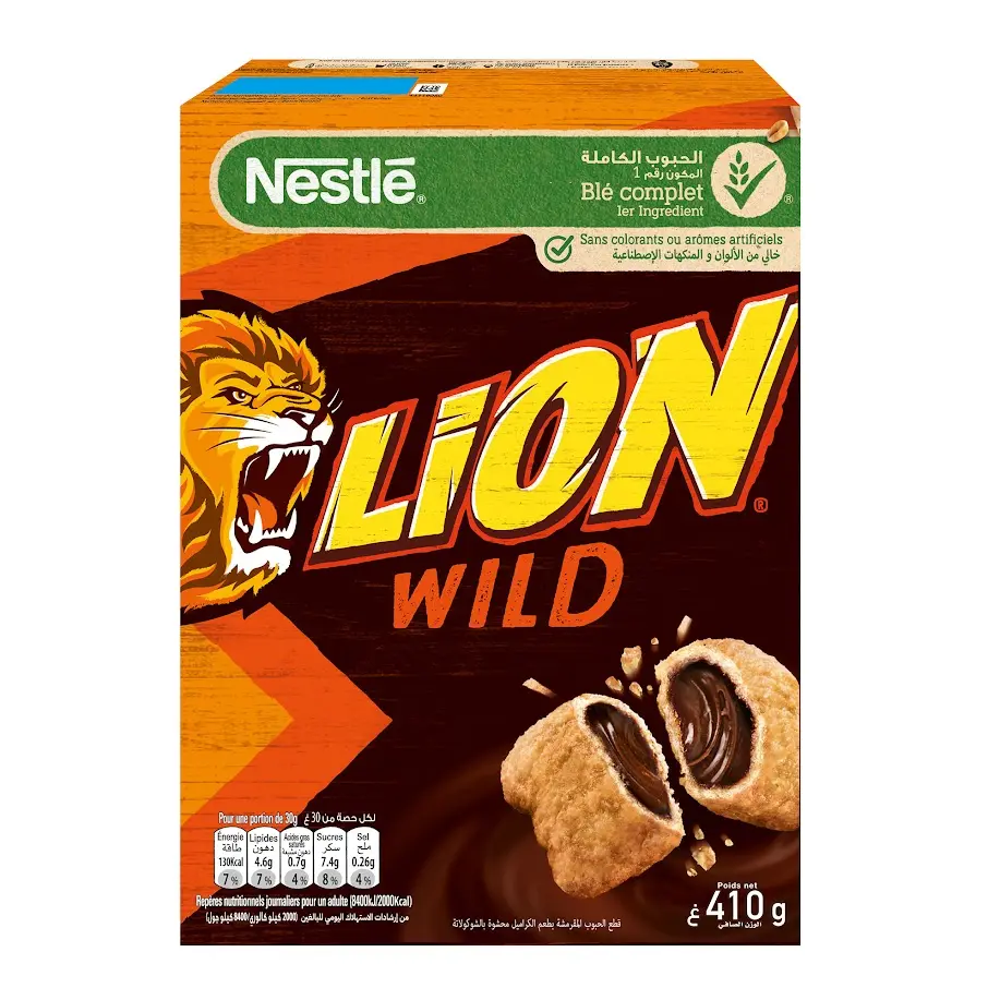 Lion Cereal Wild Caramel Chocolate Stuffed Flavour 410 gr - view 2