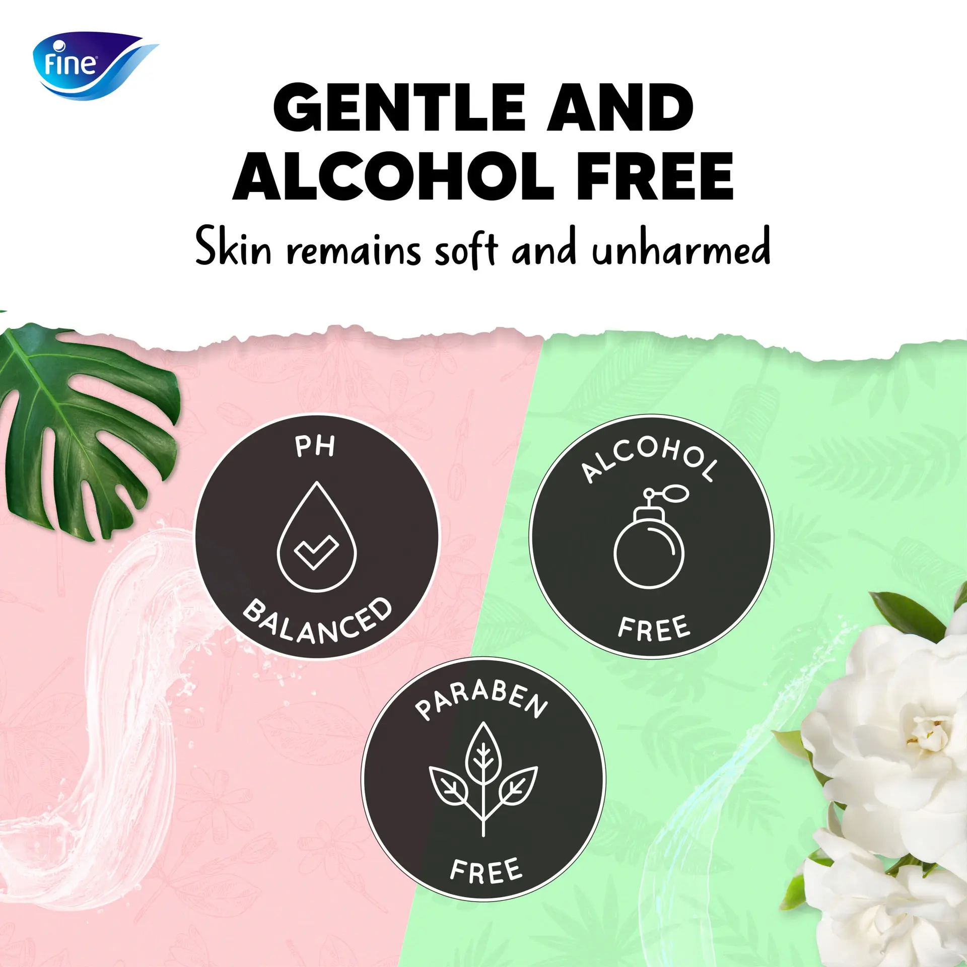 Fine Fresh Wipes Tropical and Gardenia Scent Pack 8 pcs  20 Wipes - view 6