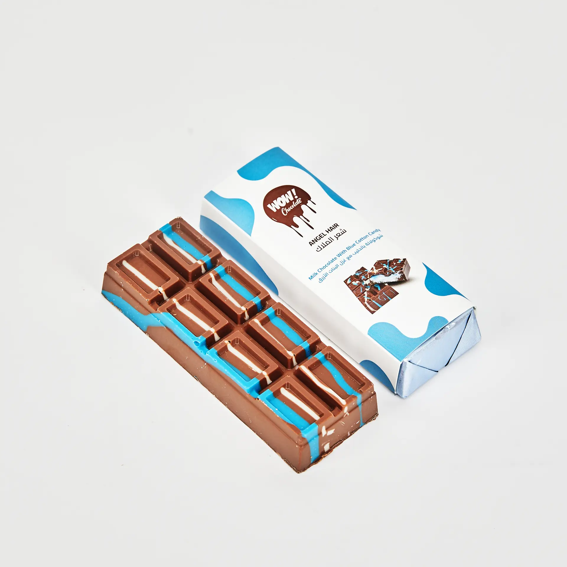 Wow! ⁠⁠Angel Hair Milk Chocolate with Blue Cotton Candy 50 gm - view 4