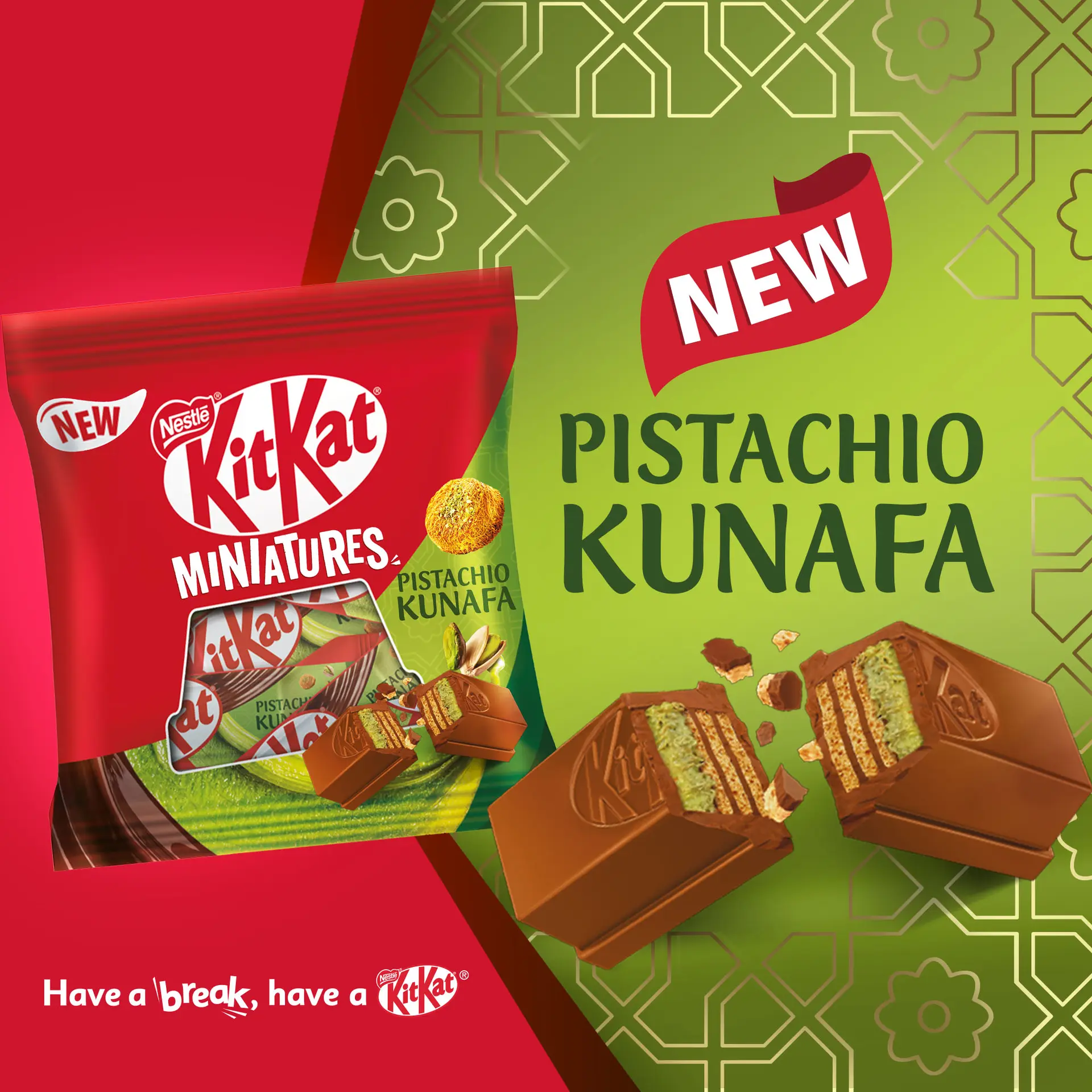 KitKat Chocolate Miniatures Pistachio Kunafa 96.3 gm  - view 5