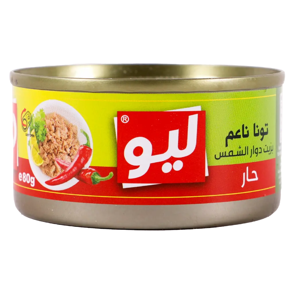ليو تونة مفتت بزيت دوار الشمس حار 80 جم - view 1