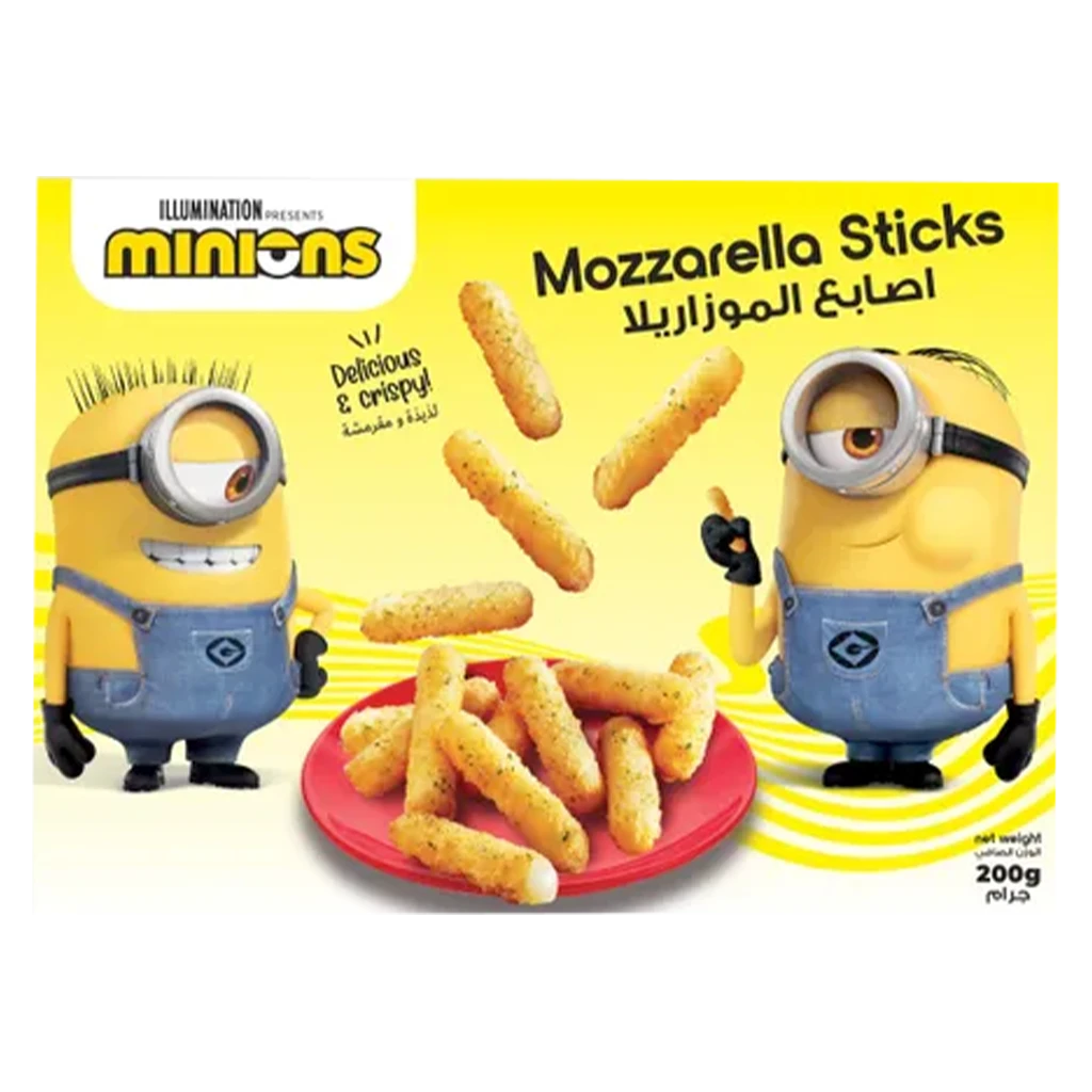Minions Mozzarella Sticks 200g