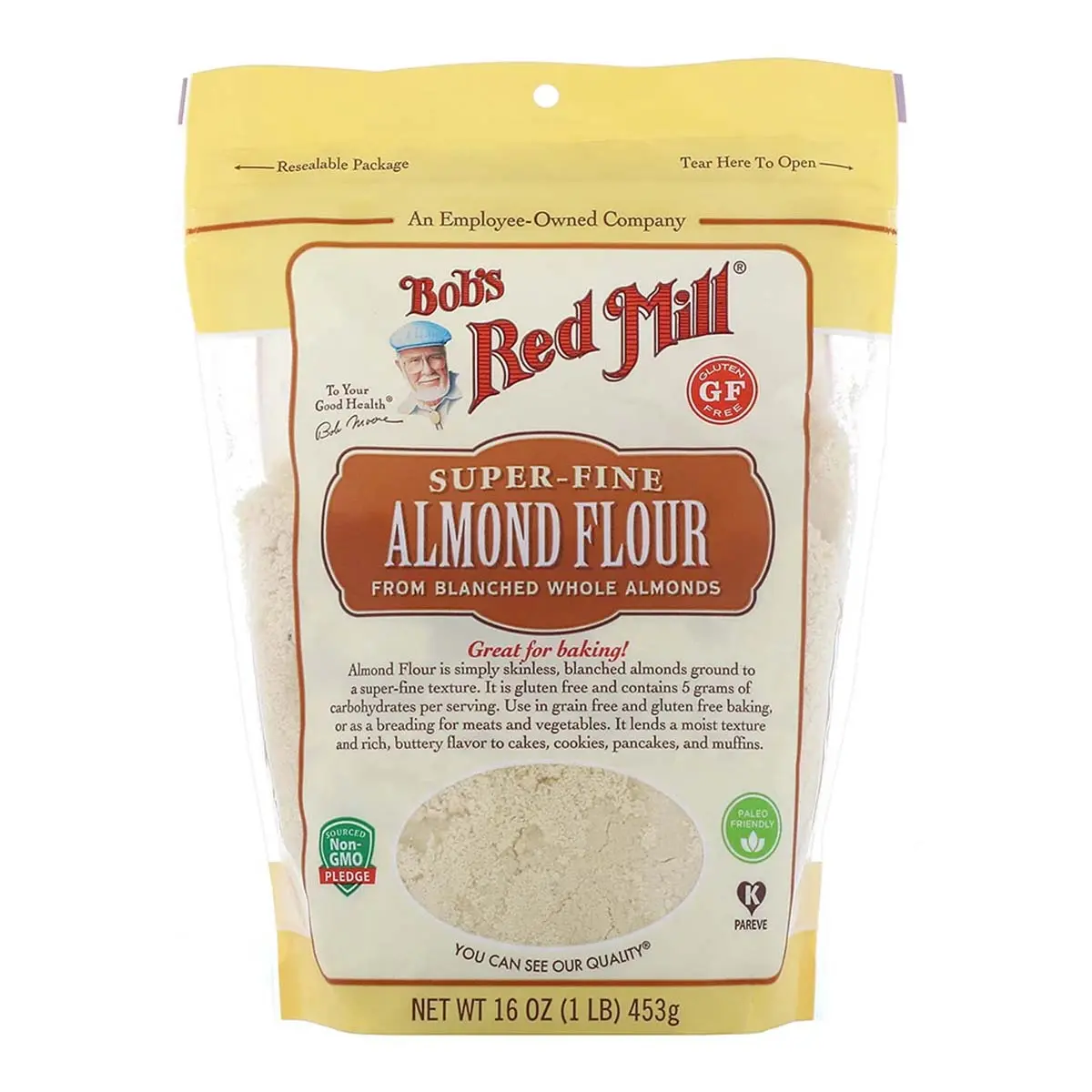 Bob's Red Mill Gluten Free Almond Flour Blanched 453 g - view 1