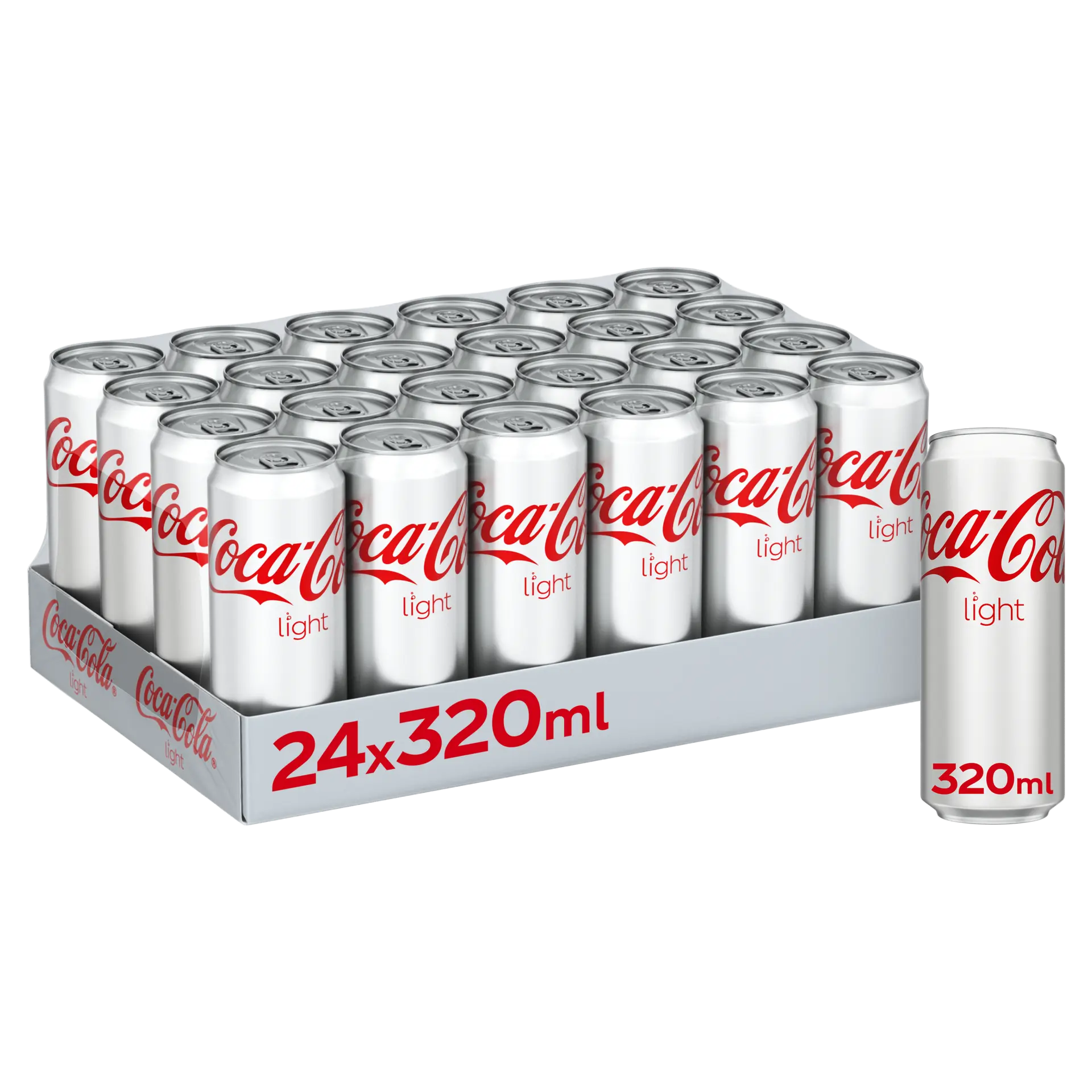 Coca Cola Light Carbonated Soft Drink 24 pcs 320 ml - view 1