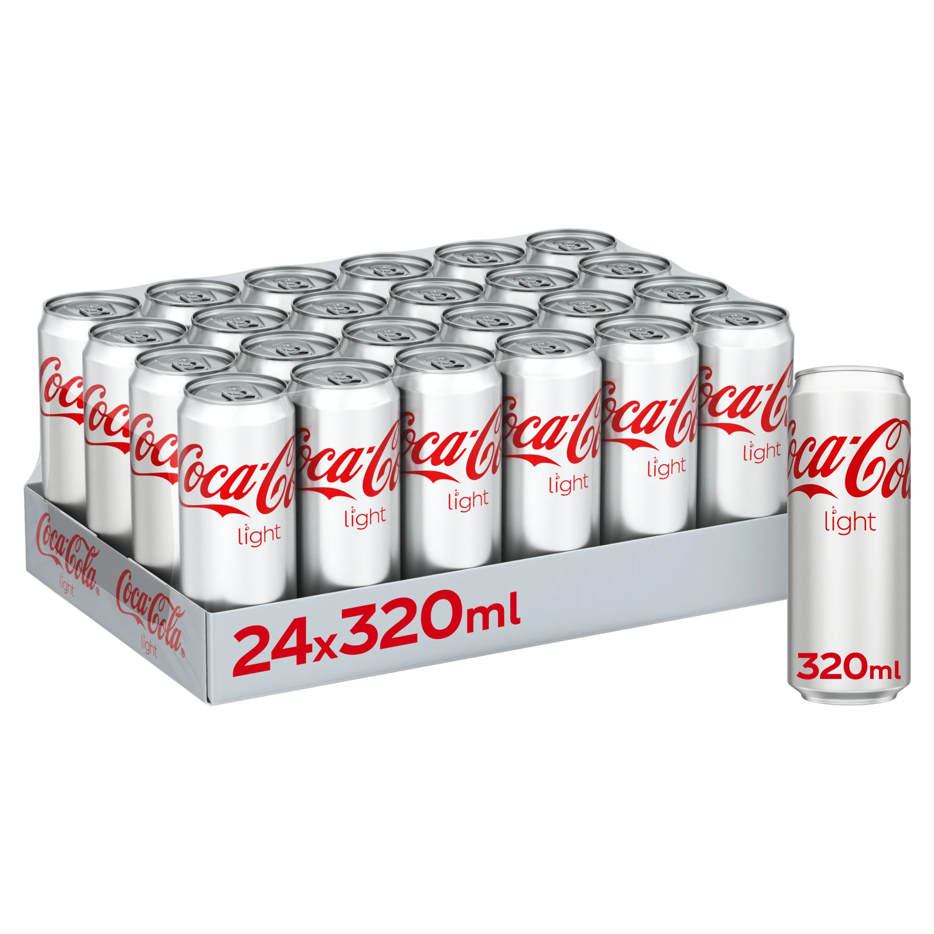 Coca Cola Light Carbonated Soft Drink 24 pcs 320 ml