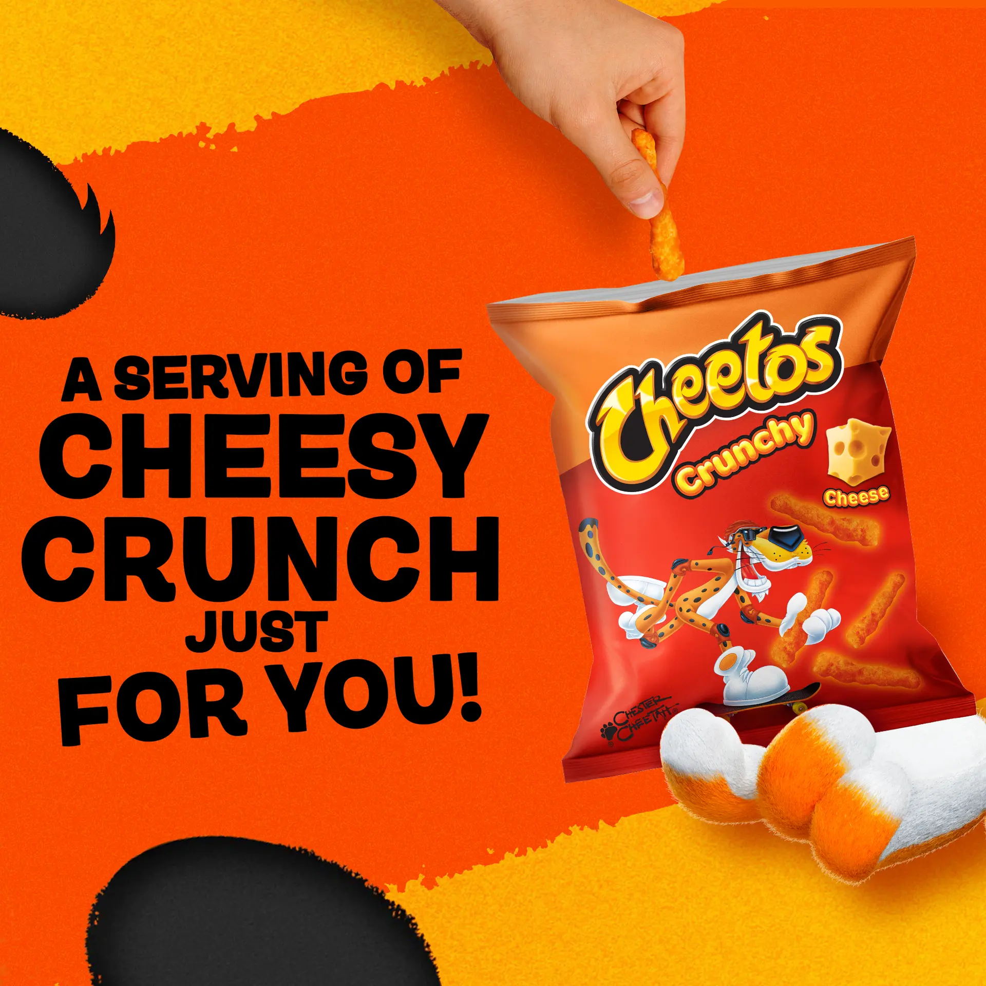 Cheetos Crunchy Cheese Flavour 50 gm - view 8