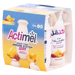 Actimel Dairy Drink Multi-Fruit 93MlX4