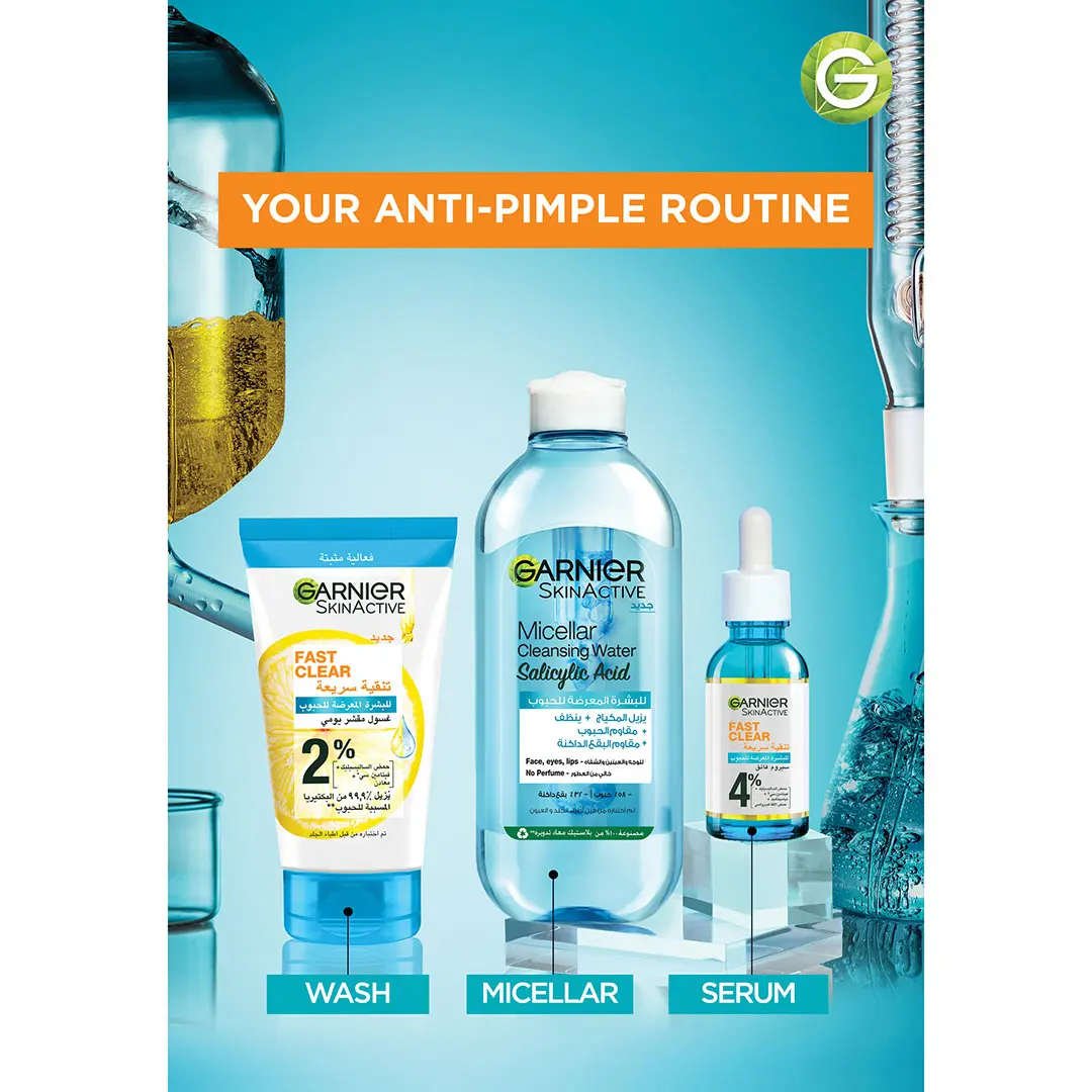 Garnier SkinActive Micellar Cleansing Water with Salicylic Acid 400 ml - view 7