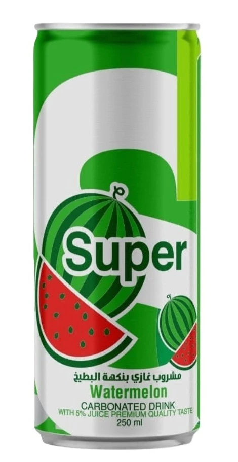 Super Watermelon Carbonated Drink 250 Ml