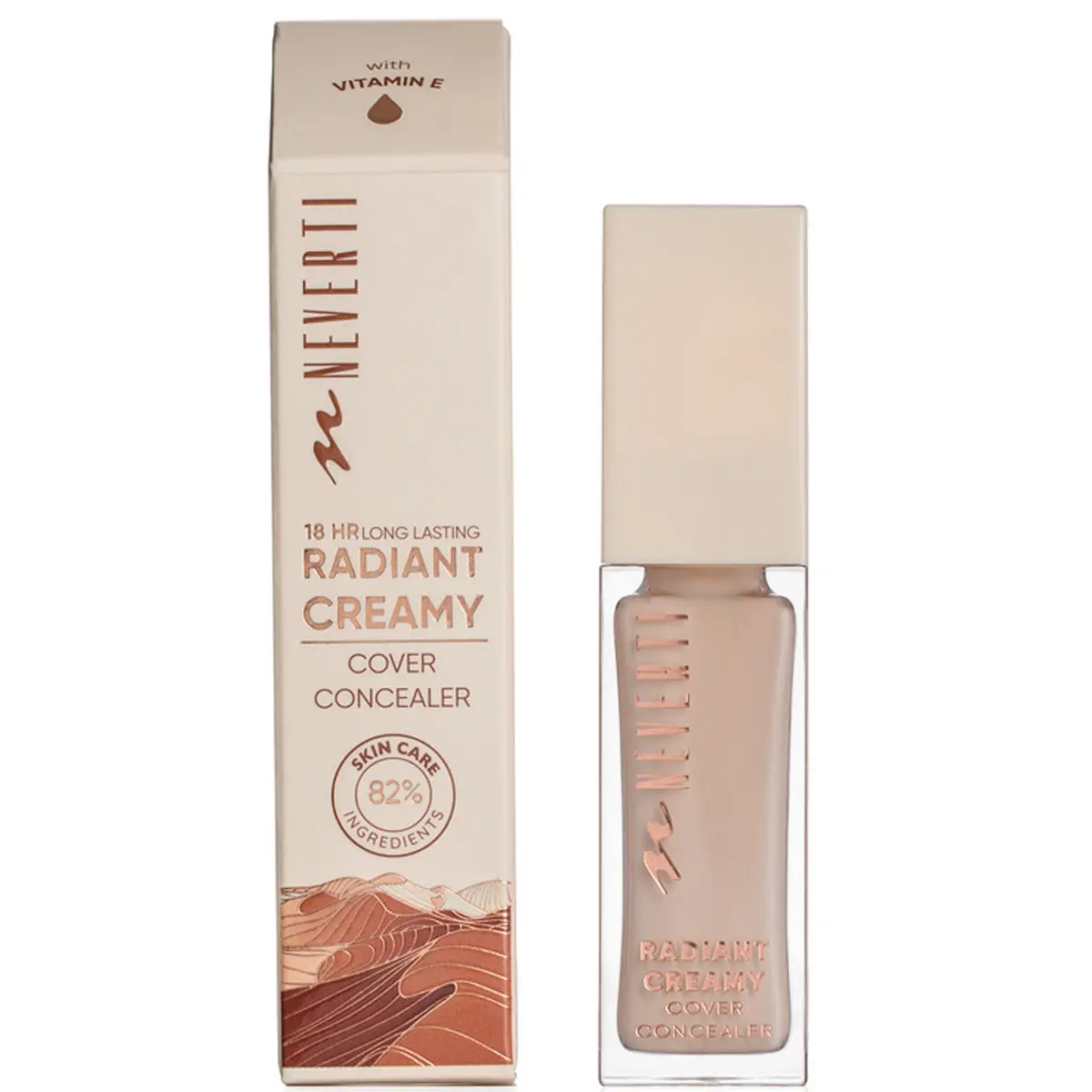 Neverti Radiant Creamy Cover Concealer Light Medium 004 - view 5